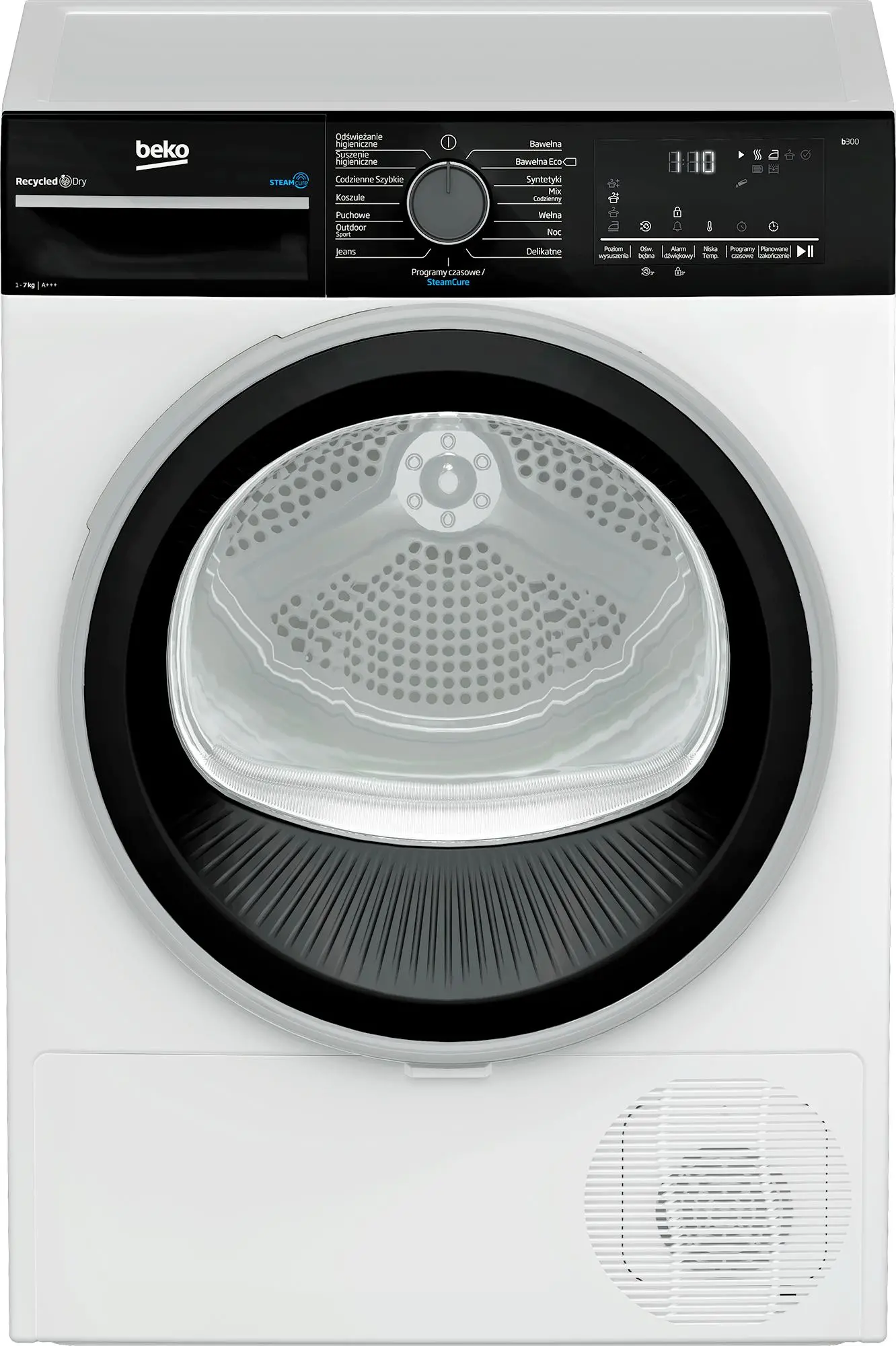 Suszarka Beko b300 B3T67249WBPB SteamCure Slim 47cm 7kg