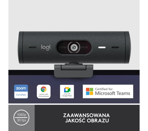 Logitech Brio 500  Grafitowy - Kup na Raty - RRSO 0%