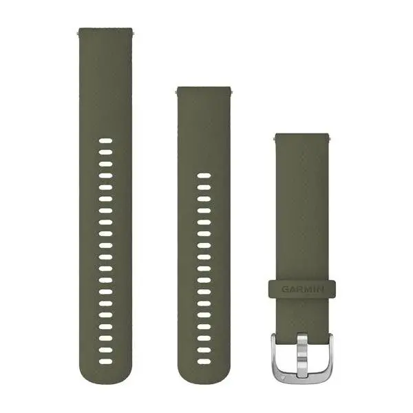 Pasek Garmin QuickFit silikon 20 mm Zielony