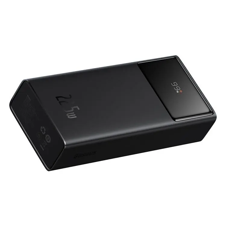 фото Зовнішній акумулятор (павербанк) Baseus Star Lord Display 22.5W 30000 mAh Black (PPXJ060101/PPXJ080101)