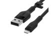 Kabel Belkin CAA008BT3MBK BoostCharge Flex USB-A do Lightning 3m Czarny