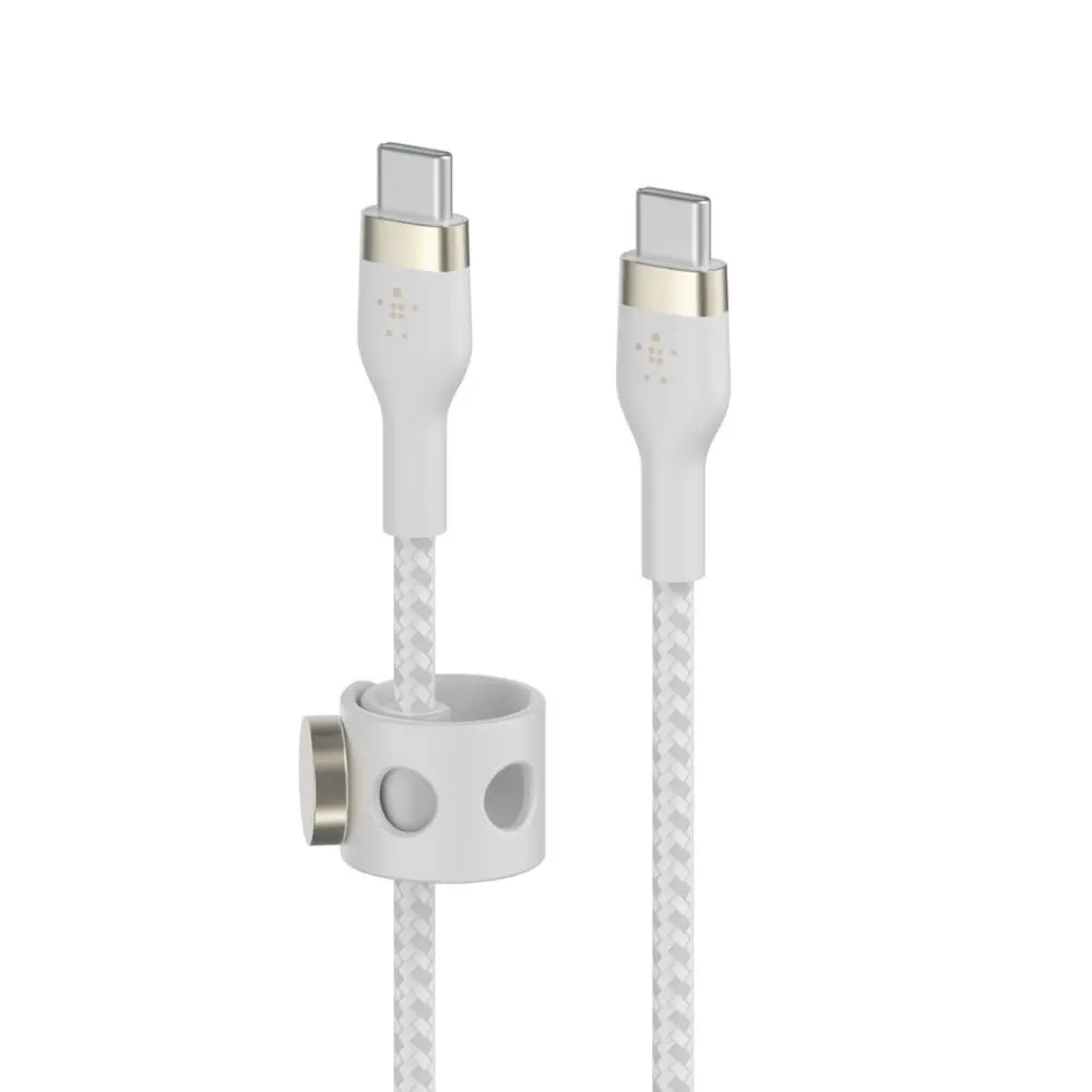 Kabel Belkin CAB011BT2MWH BoostCharge Pro Flex USB-C do USB-C 2m Biały
