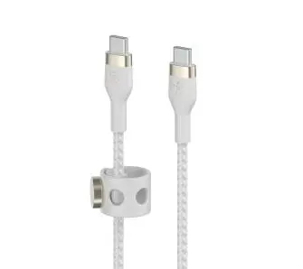 Kabel Belkin CAB011BT2MWH BoostCharge Pro Flex USB-C do USB-C 2m Biały