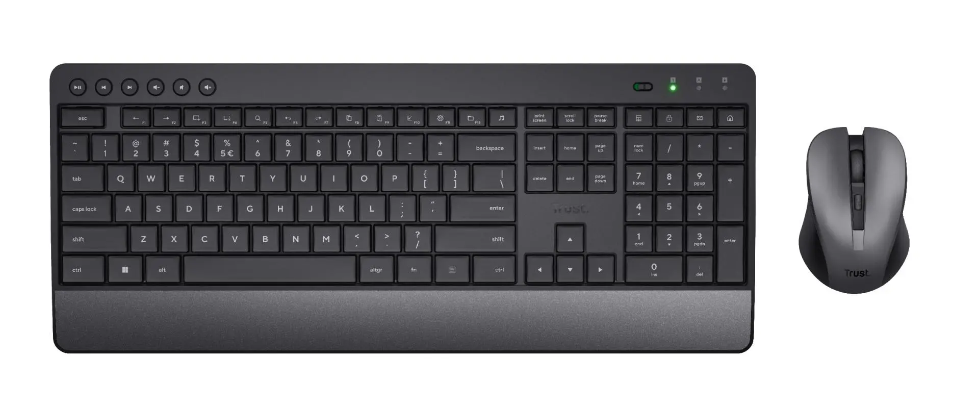 Zestaw Trust Trezo Czarny