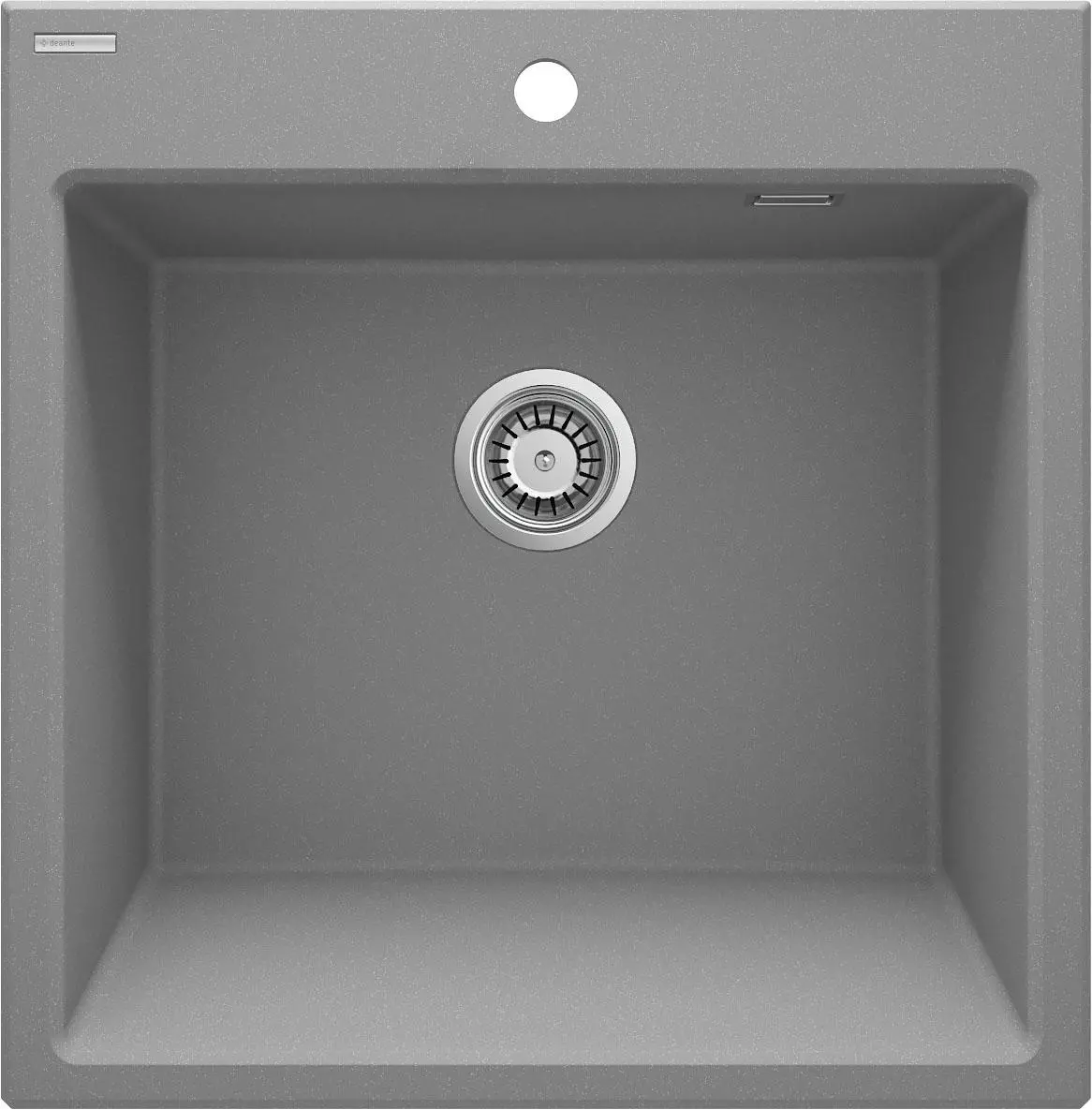 Zlewozmywak Deante Eridan ZQE_S10K Granitowy Szary metalik