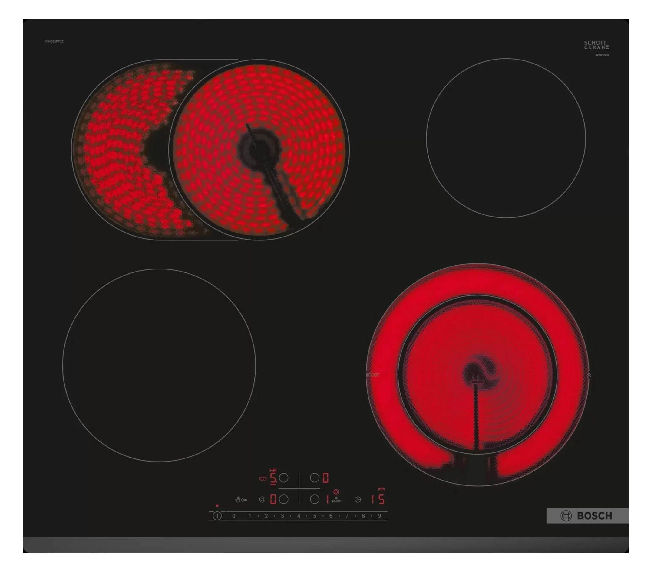 Płyta ceramiczna Bosch Serie 6 PKN631FP2E 59,2cm