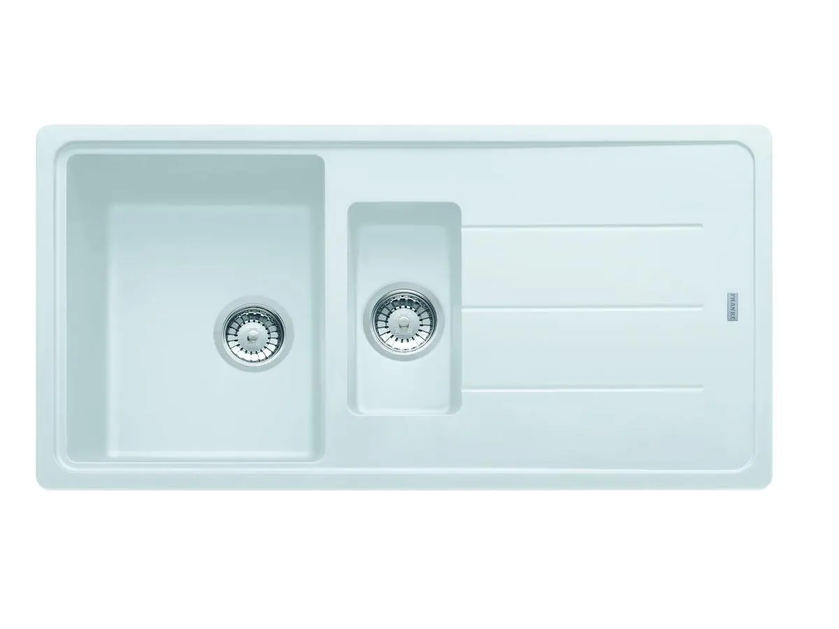 Zlewozmywak Franke Basis BFG 651-97 Granitowy Biały polarny