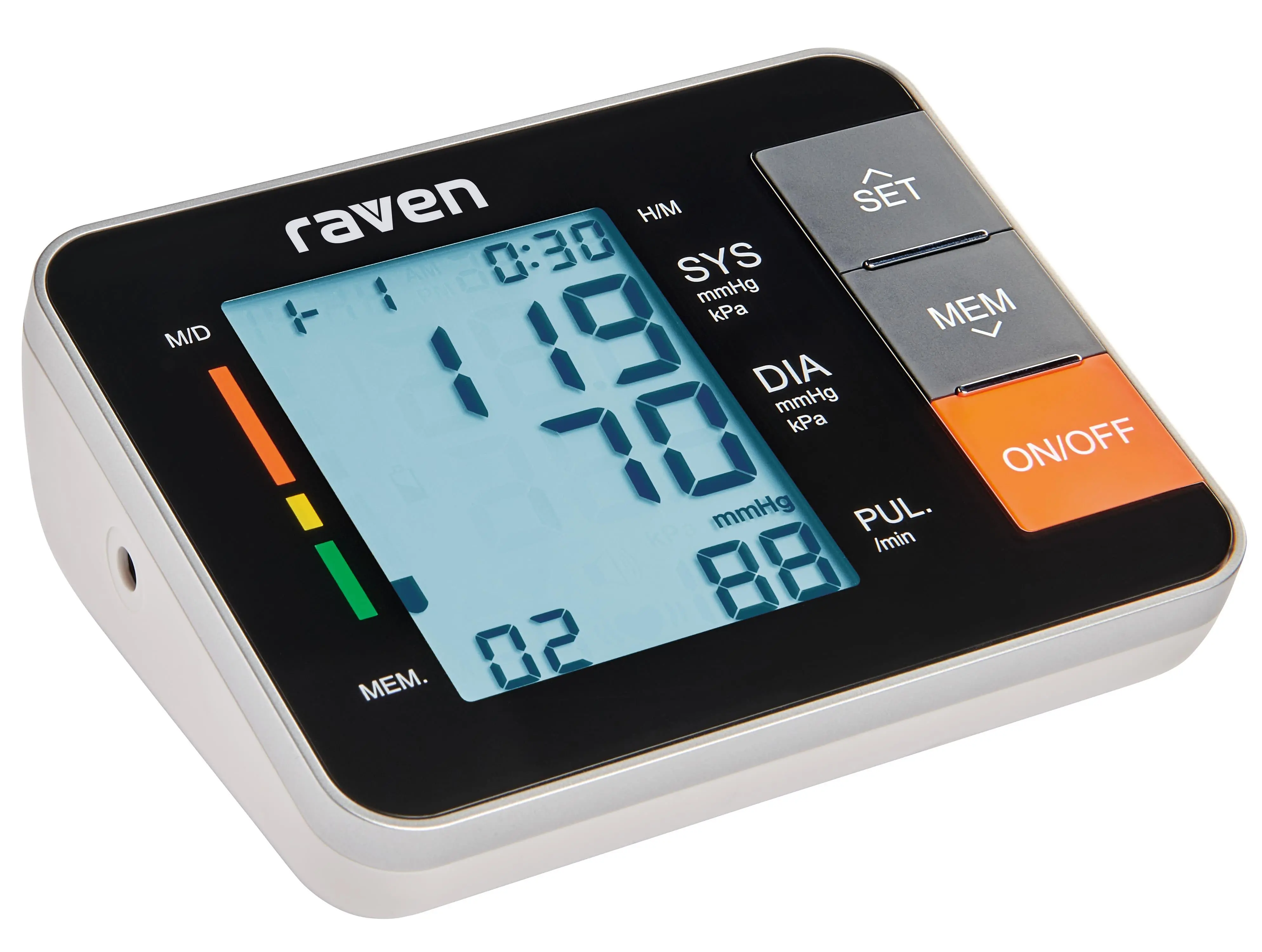 Ciśnieniomierz Raven ECI002X Wykrywanie arytmii