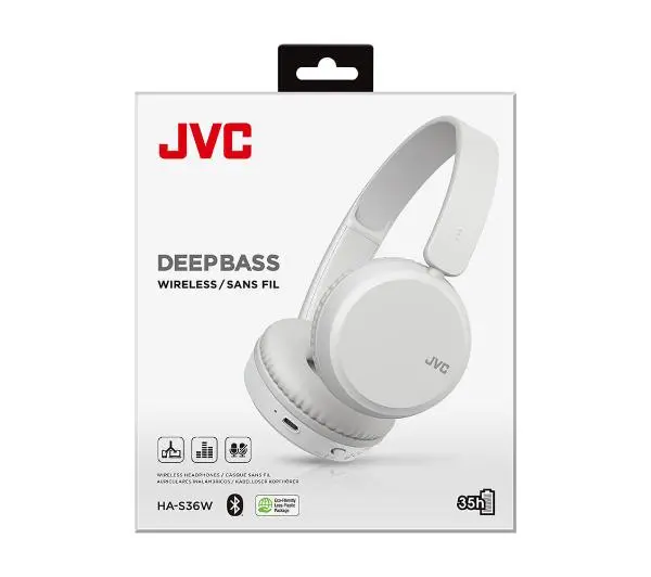 JVC HA-S36W-WU Nauszne Bluetooth 5.2 Biały