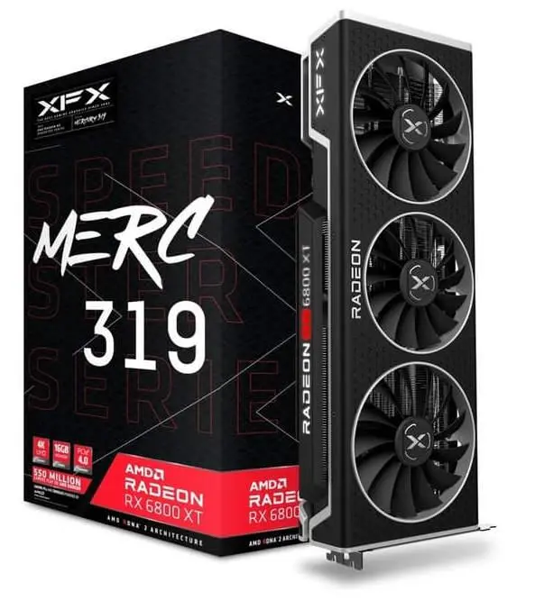 Karta graficzna XFX Radeon RX 6800 XT CORE Gaming Speedster MERC 319 16GB GDDR6 256bit FSR