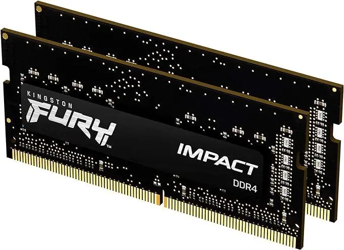 Pamięć Kingston FURY Impact DDR4 32GB (2 x 16GB) 3200 CL20 SODIMM Czarny