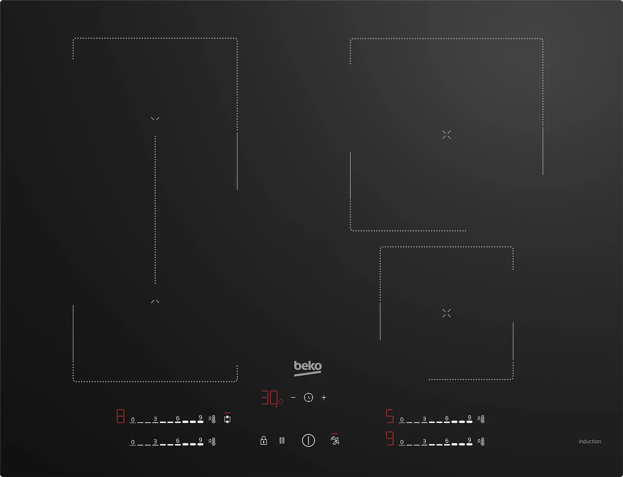 Płyta indukcyjna Beko bPro500 HII74700QUF 69cm