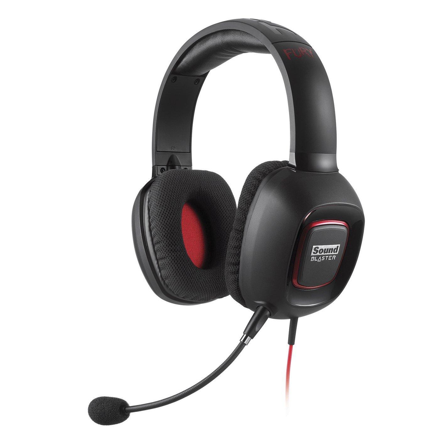Słuchawki przewodowe z mikrofonem Creative Sound Blaster Tactic 3D Fury