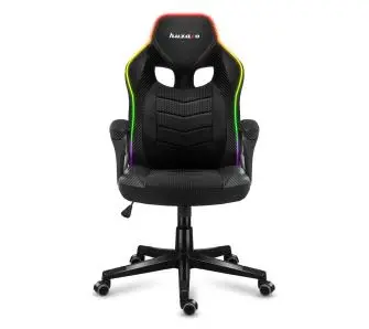 Fotel Huzaro Force 2.5 Mesh RGB Gamingowy do 130kg Tkanina Czarny