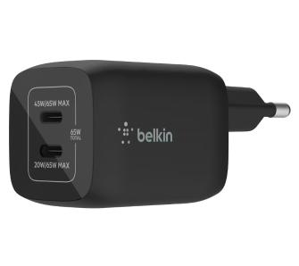 Ładowarka sieciowa Belkin GaN 2xUSB-C 65W Czarny