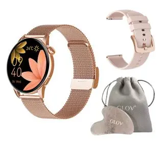 Maxcom FW58 Vanad Pro 46mm Złoty + Kamień Gua Sha - ⚡ BESTSELLERY ⚡ - Kup na Raty - RRSO 0%