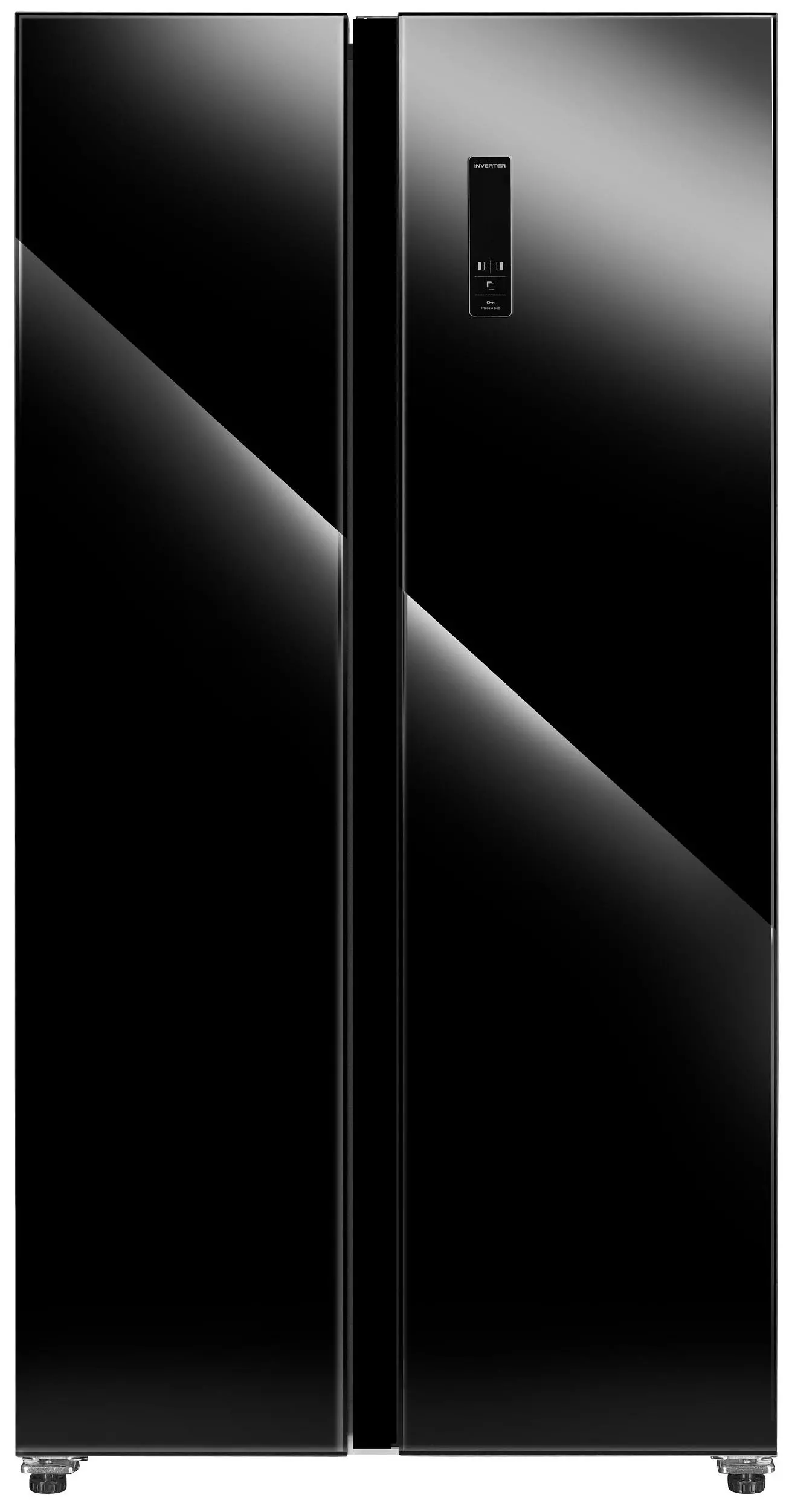 Lodówka MPM 427-SBS-06/NL Pełny No Frost 177cm Czarny