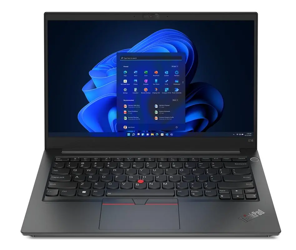 Laptop biznesowy Lenovo ThinkPad E14 Gen 4 14" i3-1215U 8GB RAM 256GB Dysk SSD Win11 Pro Czarny