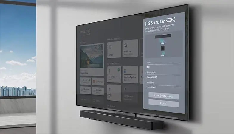 Soundbar LG SC9S 3.1.3 Wi-Fi Bluetooth AirPlay Chromecast