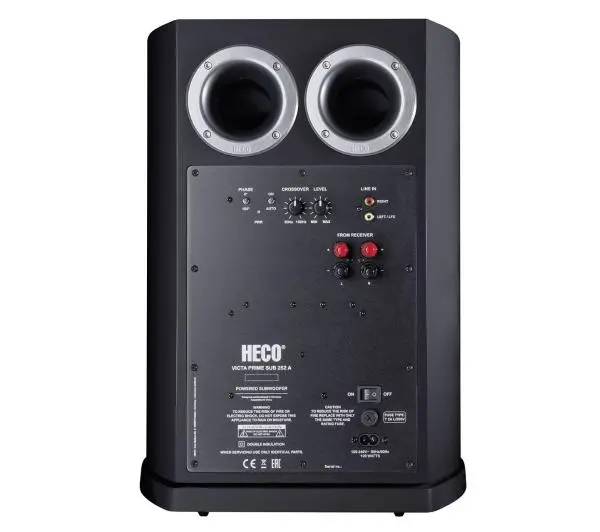 Heco Victa Elite Sub 252A Aktywny 100W Czarny - Kup na Raty - RRSO 0%