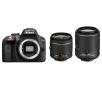 Lustrzanka Nikon D3300 + AF-P 18-55 VR + 55-200 mm VR II (czarny)