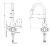 Zlewozmywak Quadron FUS_E7844CZ_3623500BS_RQ Edward Czarny + bateria Kate Stalowy