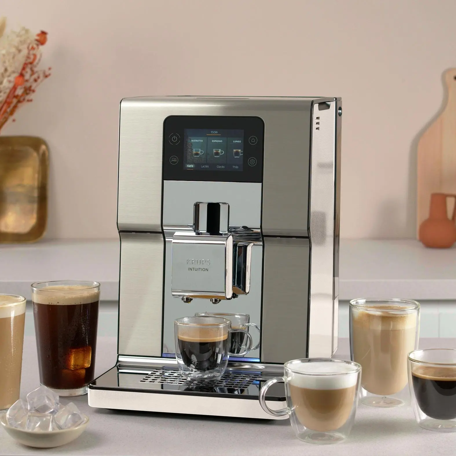 Ekspres Krups Intuition Experience + EA877A Kawa mrożona
