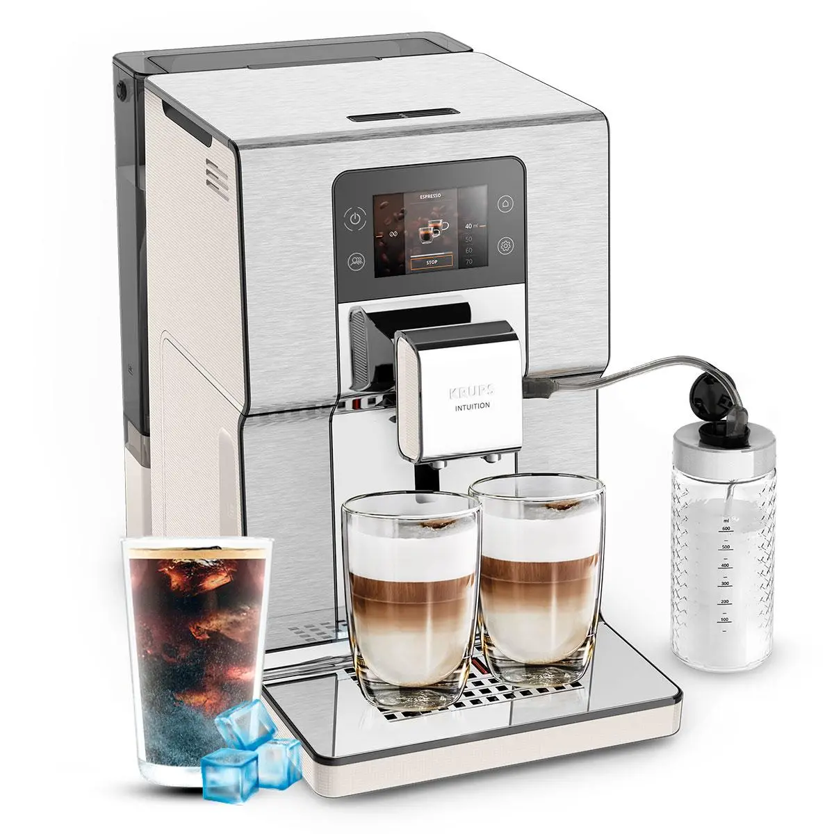 Ekspres Krups Intuition Experience + EA877A Kawa mrożona