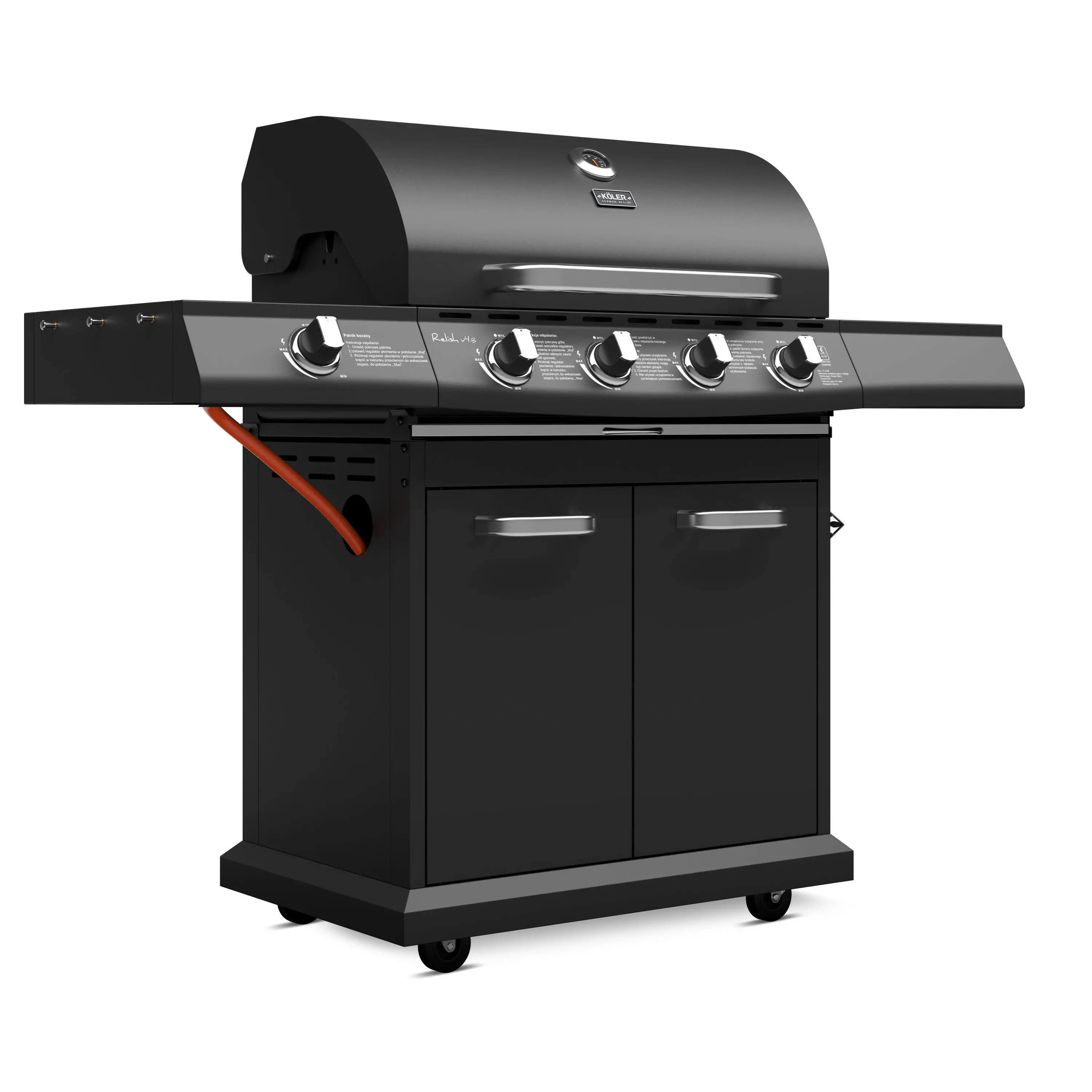 Grill gazowy Koler Relish v4 Czarny