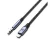 Kabel Unitek M1209A Lightning do mini jack 3,5 mm 1m Czarny