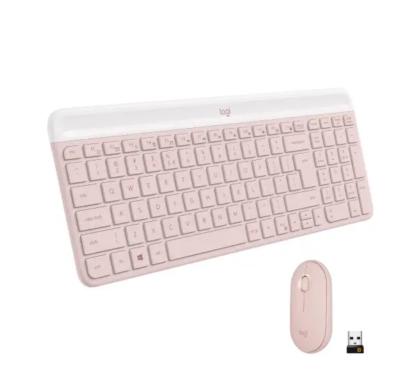 Logitech MK470  Różowy