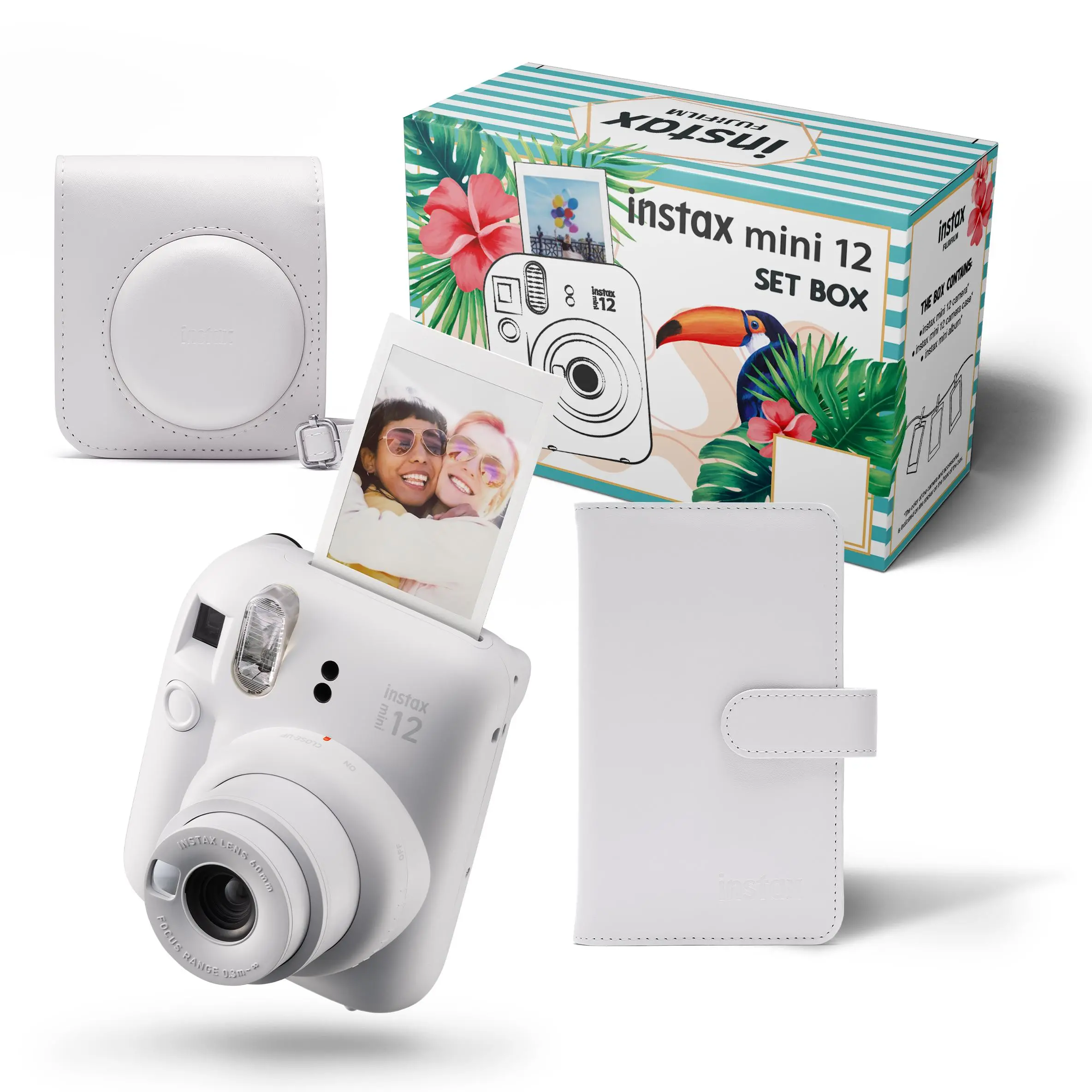 Aparat Fujifilm Instax Mini 12 Biały + etui + album