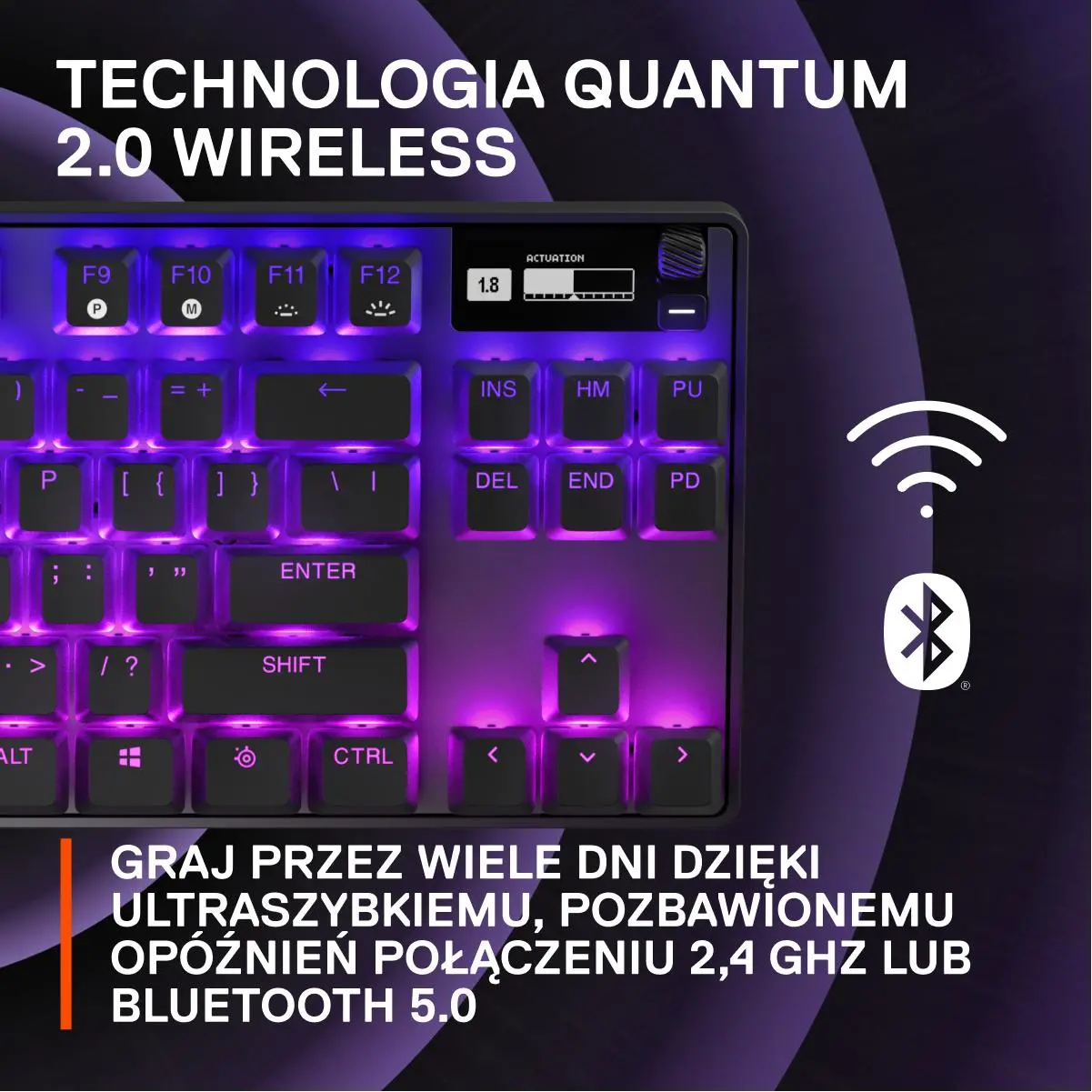 Klawiatura mechaniczna SteelSeries Apex Pro TKL Wireless