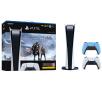 Konsola Sony PlayStation 5 Digital Edition (PS5) + dodatkowy pad (niebieski) + God of War Ragnarok