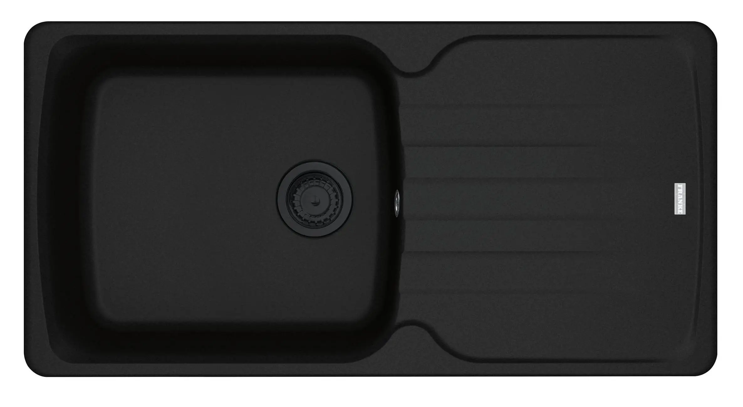Zlewozmywak Franke Antea AZG 611-97 XL Granitowy Czarny mat