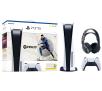 Konsola Sony PlayStation 5 (PS5) z napędem- słuchawki PULSE 3D (szary kamuflaż) + FIFA 23
