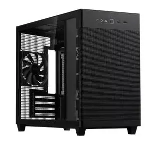 ASUS Prime AP201 Tempered Glass  Czarny - Kup na Raty - RRSO 0%