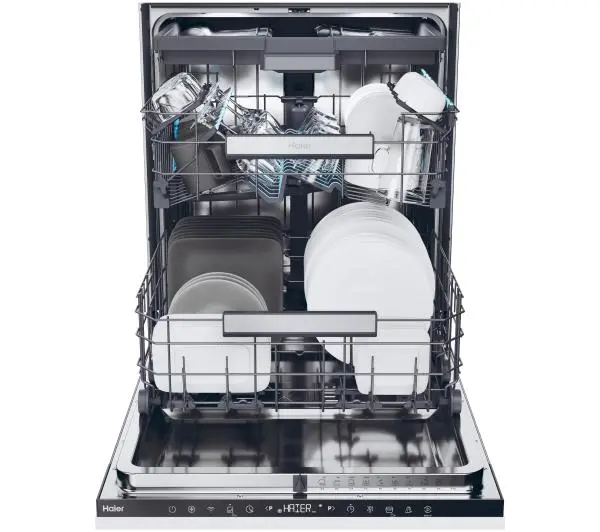 Haier Washlens Plus XI 6B0S3FSB 59,7cm Funkcje AI Automatyczne otwieranie drzwi Szuflada na sztućce Zdalne sterowanie - Kup na Raty - RRSO 0%