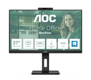 AOC Q27P3CW z kamerą internetową 27" 2K IPS 75Hz 4ms - Kup na Raty - RRSO 0%