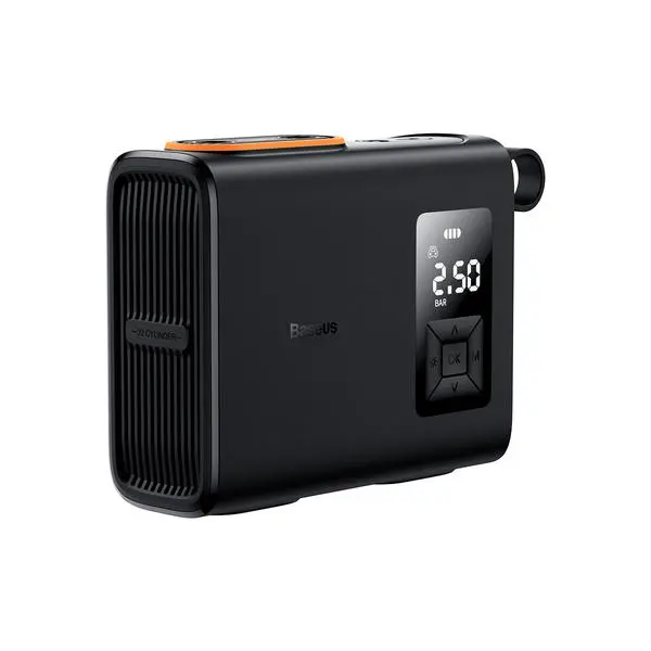 Kompresor pompka Baseus CRNL060001 Mega EnergyPump 6000mAh Czarny