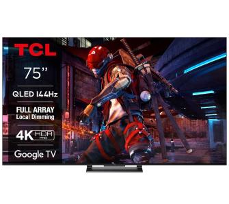 Telewizor TCL 75QLED870 75" QLED 4K 144Hz Google TV Dolby Vision IQ Dolby Atmos HDMI 2.1 DVB-T2