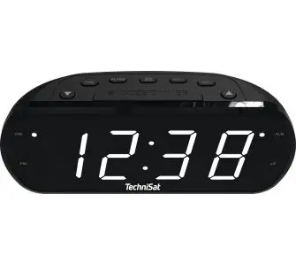 Radiobudzik TechniSat DigiClock 1 Czarny