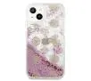 Etui Guess Peony Liquid Glitter GUHCP13SLGPEPI do iPhone 13 mini