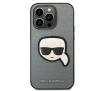 Etui Karl Lagerfeld Saffiano Karl`s Head Patch KLHCP14XSAPKHG do iPhone 14 Pro Max