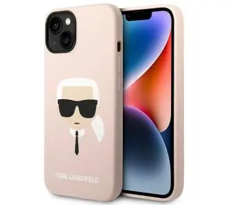 Etui Karl Lagerfeld Silicone Karl`s Head Magsafe KLHMP14MSLKHLP do iPhone 14 Plus