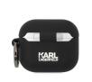 Etui na słuchawki Karl Lagerfeld Silicone Choupette Head 3D do AirPods 3 Czarny