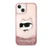 Etui Karl Lagerfeld Glitter Choupette Head KLHCP14MLNCHCP do iPhone 14 Plus