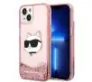 Etui Karl Lagerfeld Glitter Choupette Head KLHCP14MLNCHCP do iPhone 14 Plus