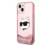 Etui Karl Lagerfeld Glitter Choupette Head KLHCP14MLNCHCP do iPhone 14 Plus