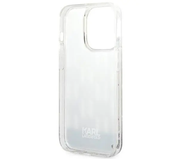 Karl Lagerfeld Liquid Glitter Monogram KLHCP14LLMNMS do iPhone 14 Pro